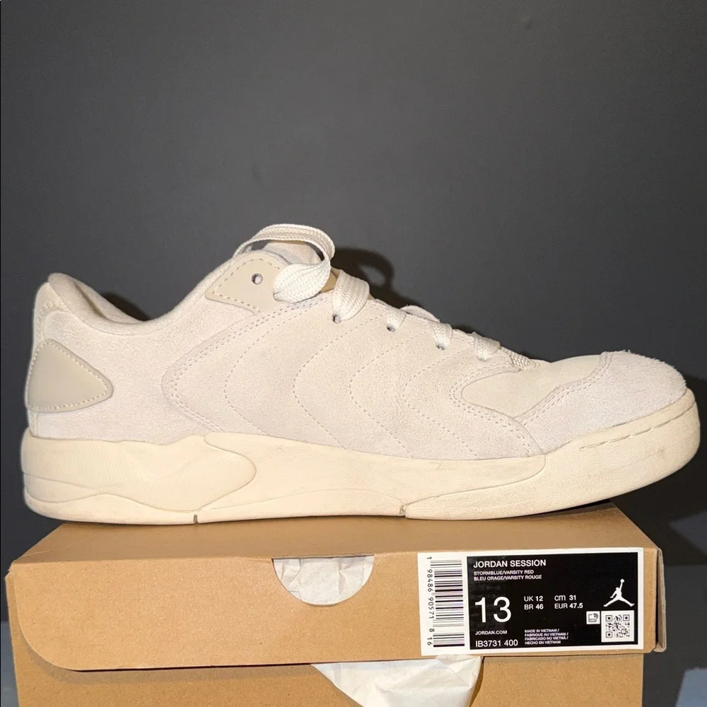 Jordan Session Cream Sneakers Size 13 - Picture 6 of 9
